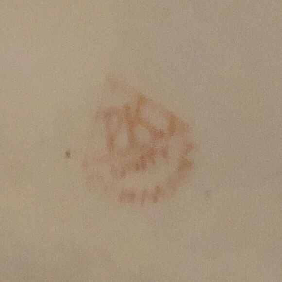 Exotic Bird Plates Porcelain PK Unity Server Trays Handpainted Peafowls Set of 2 - Picture 9 of 12